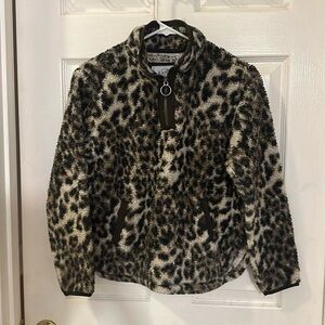 Girls 14/16 cheetah print Cuddly‎ Sherpa